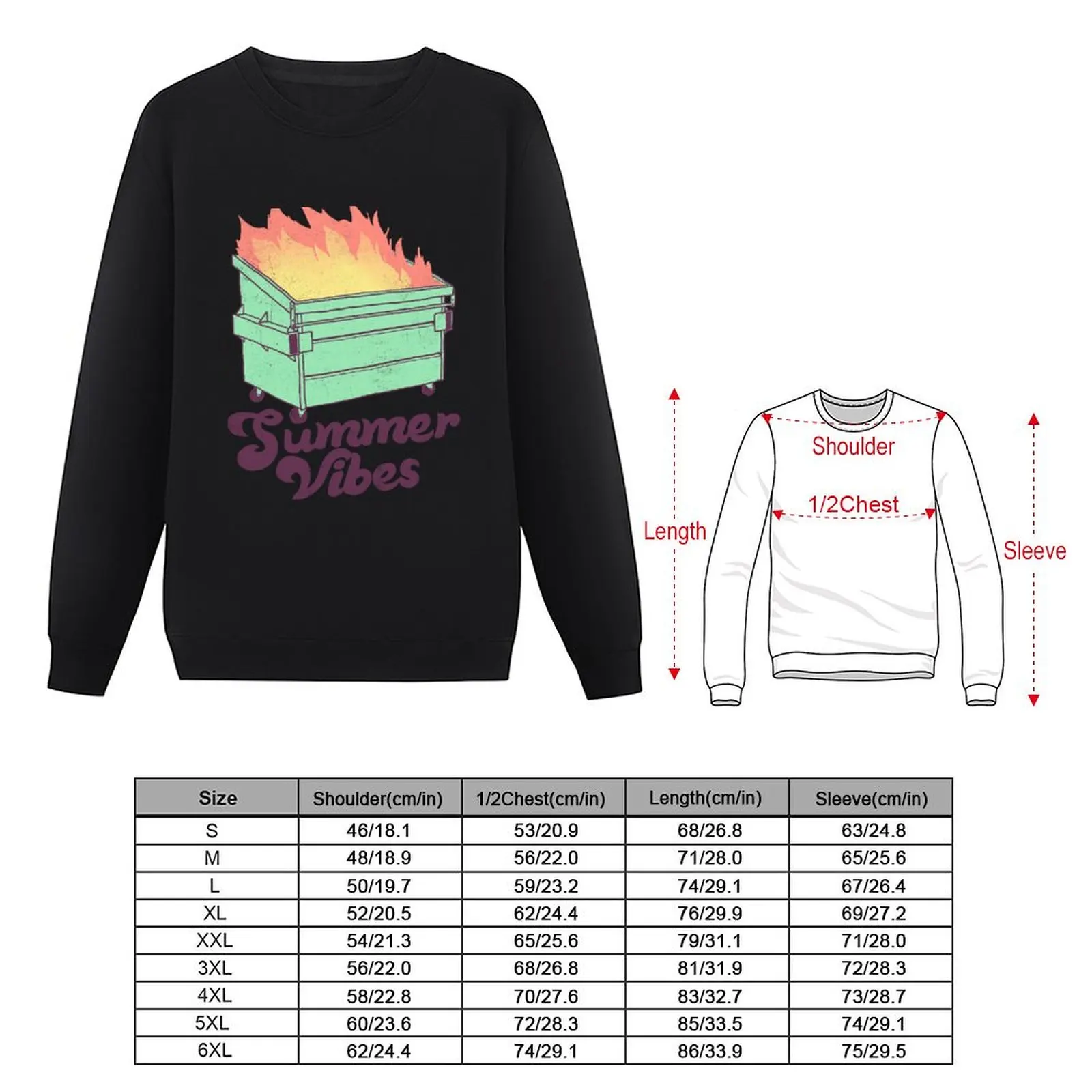 Summer Vibes Sweatshirt men's sweat-shirt set graphic sweatshirts