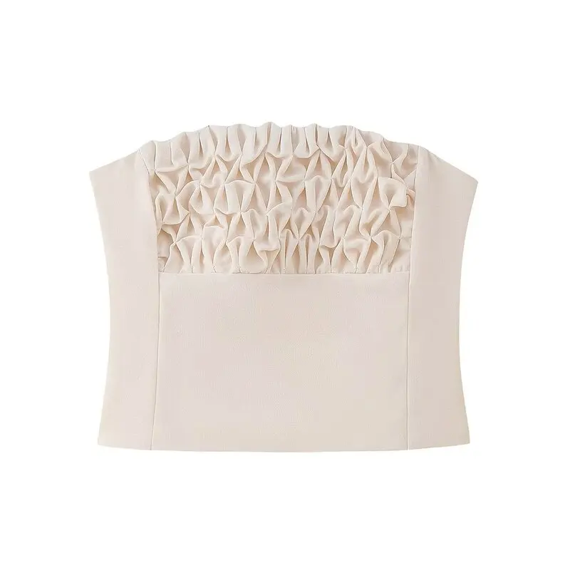 2025年夏 ミッドウエスト ホルターネック 花柄装飾 レディースファッションセット トップス ハーフスカート エレガントデザイン 若者向け