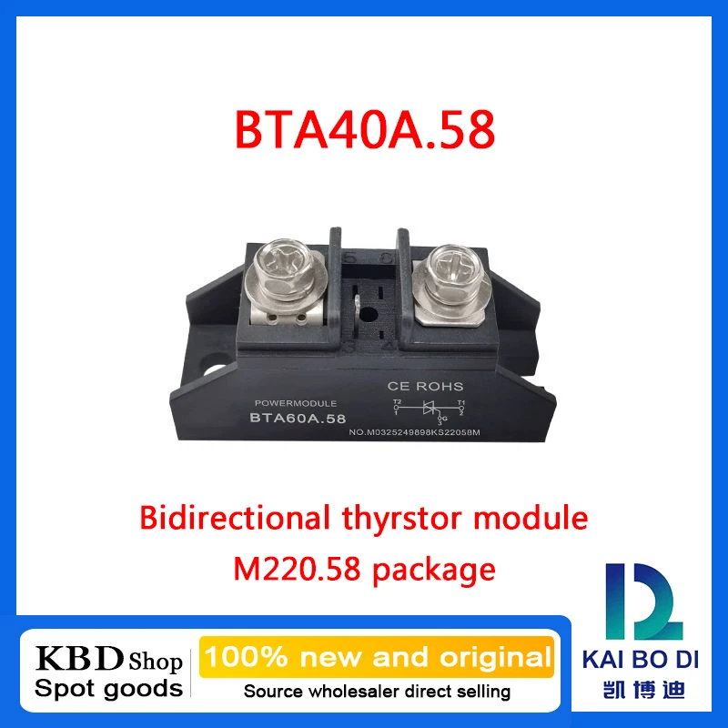 BTA100A bidirectional thyristor module BTA40A 50A 60A 80A 150A 200A 1000V 1200V M220.58 package