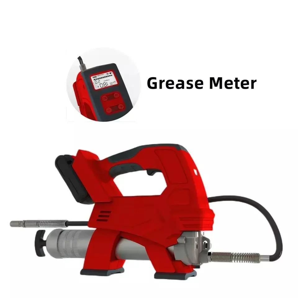 Cordless Grease gu Electric with Battery Digital Grease Saver Antiexplosion Smart with Accurate Flow Meter Automatic Grease gu