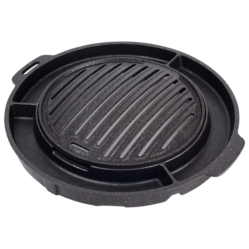 The product can be customized.Gyeran-ppang baking pan Commercial large non stick barbecue pan Charcoal barbecue grate