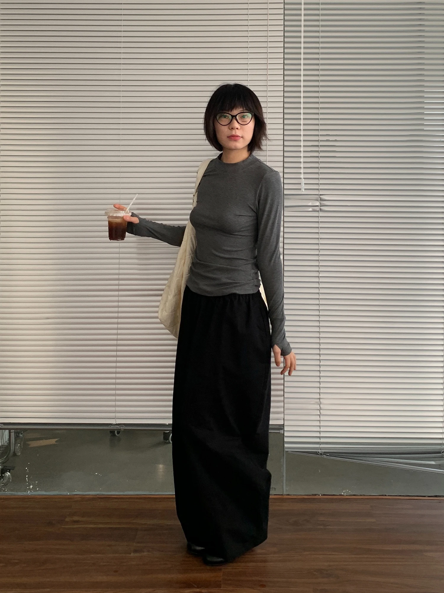 

Girlsfood ey Bla White Tee Colors Low Ne Base irt Autumn Winter Basic Slim Fit round Ne Long Sve Top