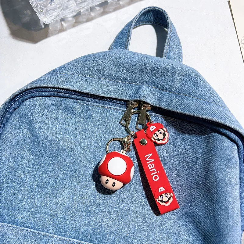 

Game Marios Series Creative Doll Pendant Cartoon Characters Toy Key Chain Car&backpack Keychain Boys and Girls Gifts
