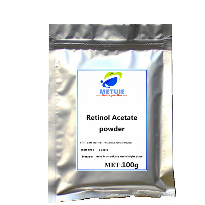 High quality Retinol Acetate Powder/Vitamin A Acetate Powder Cosmetic Raw Material free shipping