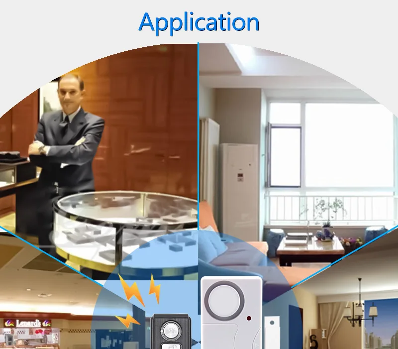 Darho Wireless Home Security Window Deurbel Inbreker Alert Magnetische Sensor Met 3 Remote Controlers 1 Alert Deurbel Alarm