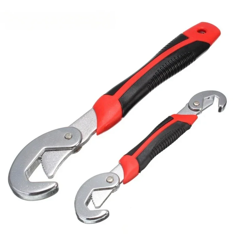 

Universal Key Pipe Wrench 8-22 / 22-32mm Open End Spanner Set High-carbon Steel 45#steel Grip Tool Plumber Multi Hand Tool