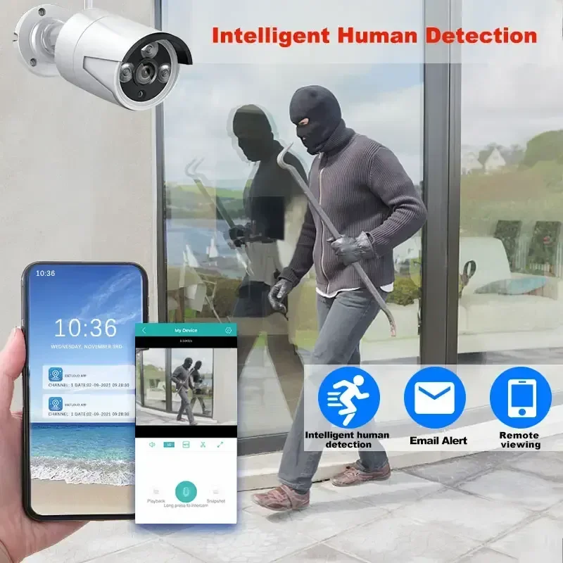 New Arrival 16Ch Wifi NVR Kit 16pcs Security Camera System Wireless Cctv Camera Surveillance