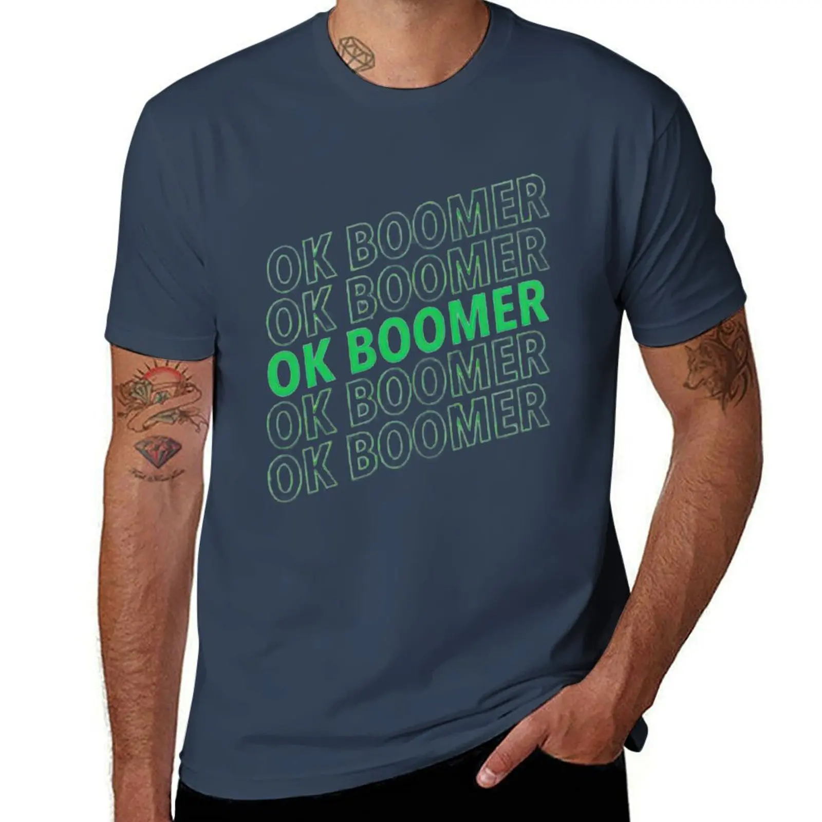 

ok boomer meme T-Shirt Fashion Simple Casual Tee Shirt