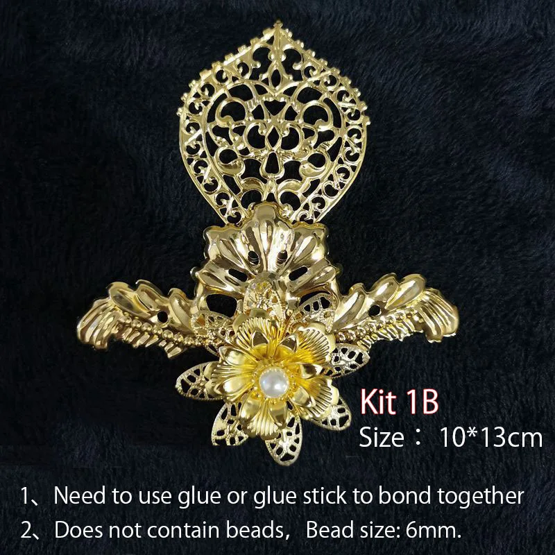 DIY Kit Do It Yourself Goddess Halo Crown Pregnancy Maternity Flower Leaves Headpiece Metal Filigree Material Accessories