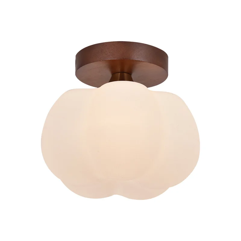 Cotton-style ceiling lamp, pastoral light luxury style