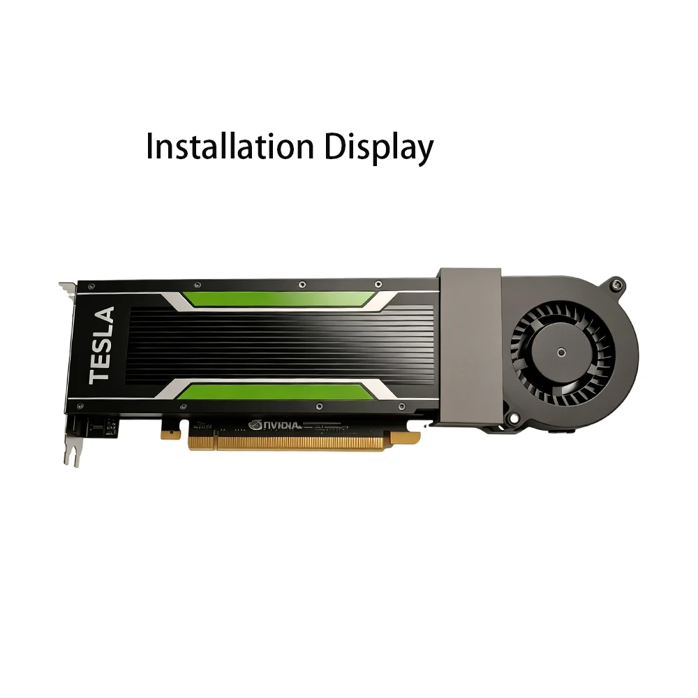 6CM 1U Server Turbo Cooling Fan 12V 0.30A 5200RPM Dual Ball Bearing 3Pin for NVIDIA Tesla P4 M4 T4 Half-height GPU Replacement