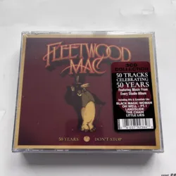 Rock band Fleetwood Mac John McVie Music CD 50 Years Don't Stop Album 3pcs Music Record Cosplay Walkman Party Soundtracks Box