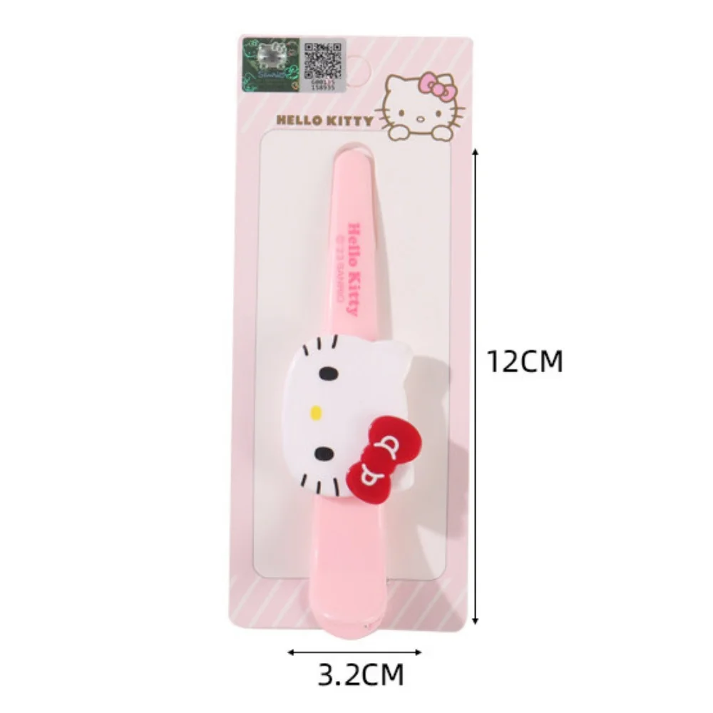 1/2 Stück Kuromi Cinnamoroll HelloKitty Haarspange Haaraccessoire Mädchen Übergroße Entenschnabelspange Prinzessin Gerade Spange Pony-Spange – Detail 2