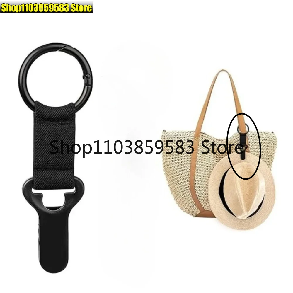 1PC Multi-purpose Portable Travel Hat Clip Hands Free Clip On Hats Holder Anti-lost Hat Hanging Hook for Travel on Bag