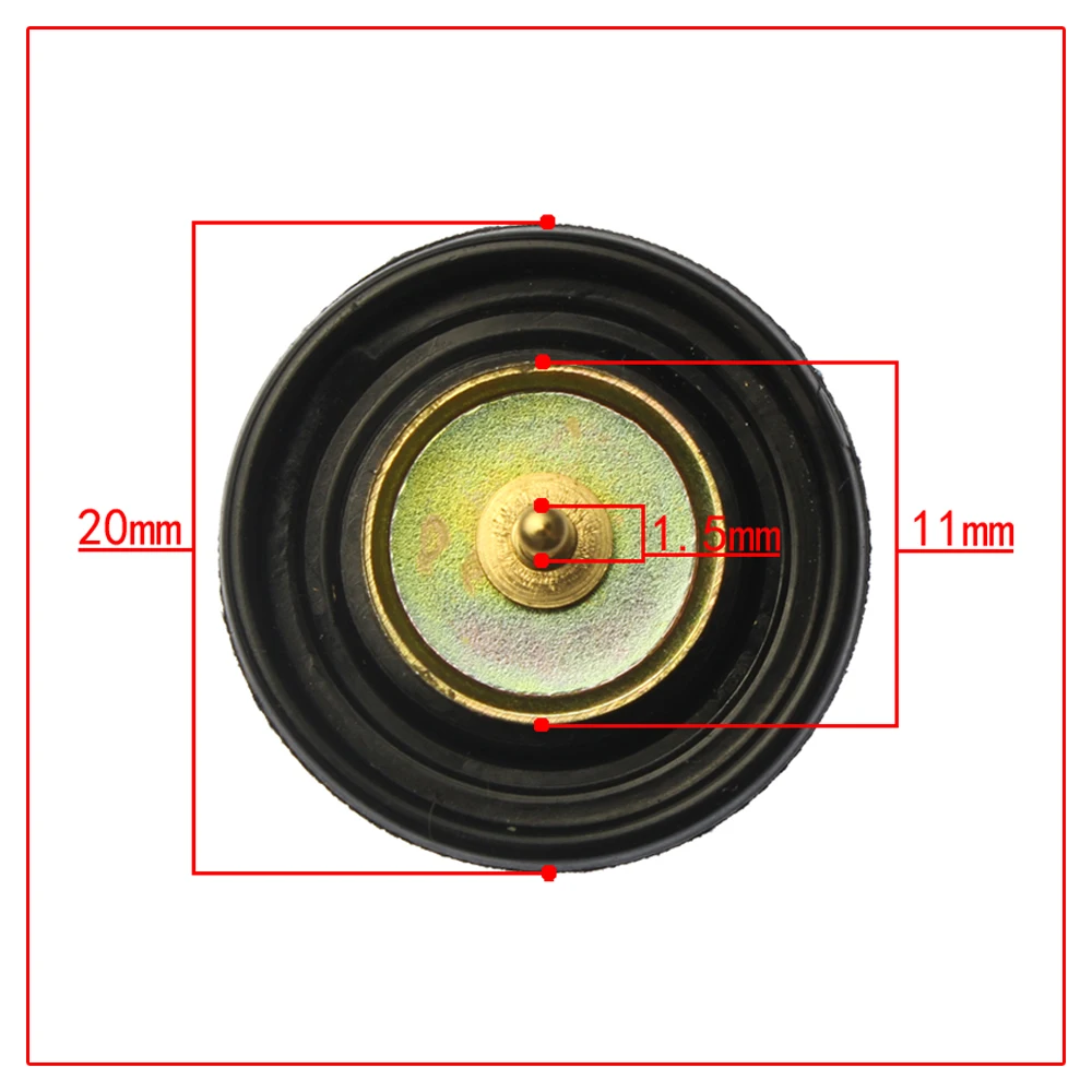 For Honda Cbx200 Nx200 Cbx200s Xr200 Xr250 Xlr250 CRF230 CRF230 CRF230F CRF230R Carburetor Plunger Film Vacuum Needle