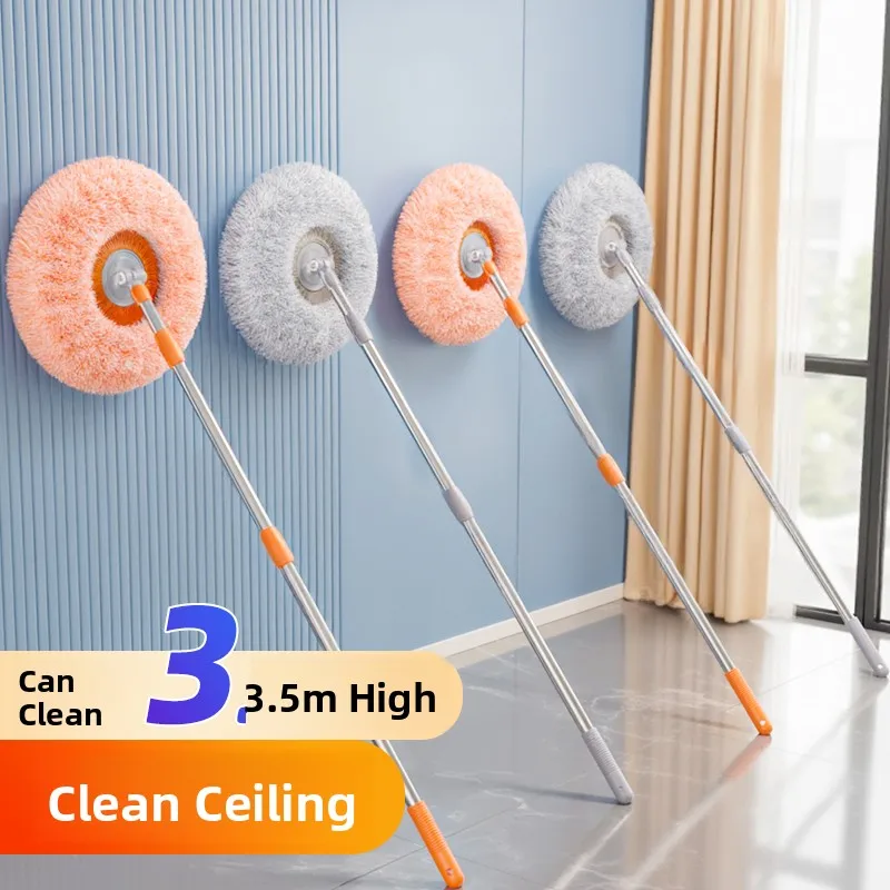 

Sunflower Extendable Pole Mop New 2024 Household Cleaning Tool for Ceiling And Wall Dusting Great for Deep Cleaning