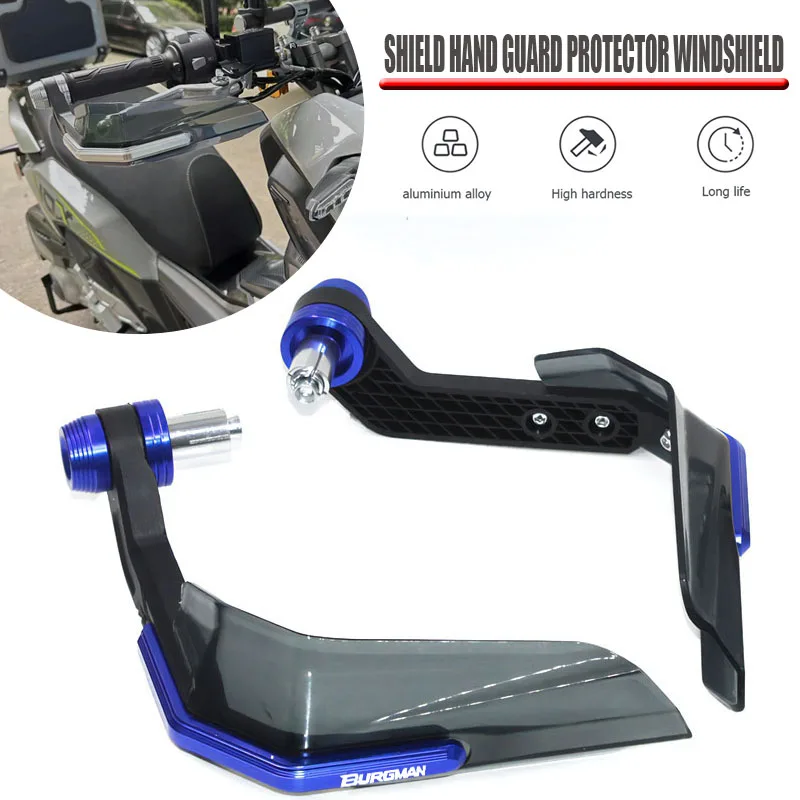 Latest high quality Motorcycle Handguard Shield Hand Guard Protector Windshield  Fit For BURGMAN 650 400 AN650