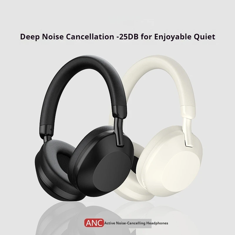 

Беспроводные наушники M5 Over Ear с шумоподавлением ANC, Bluetooth 5.4, 40-мм динамическим драйвером, длительным временем автономной работы и амбушюрами без давления на уши