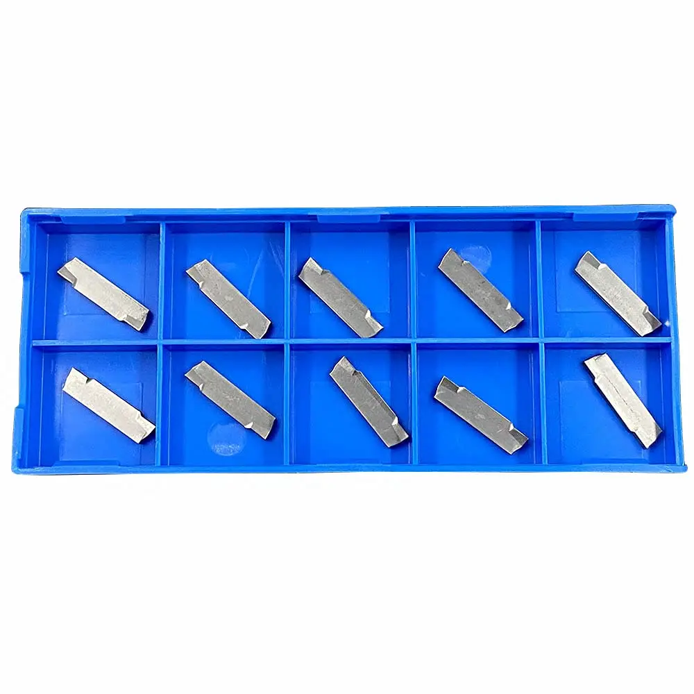 10pcs MGMN250-M MGMN300-M MGMN400-M MGMN500-M Aluminum Grooving Cutting Inserts Aluminum Lathe Inserts Cutters for MGEHR/L