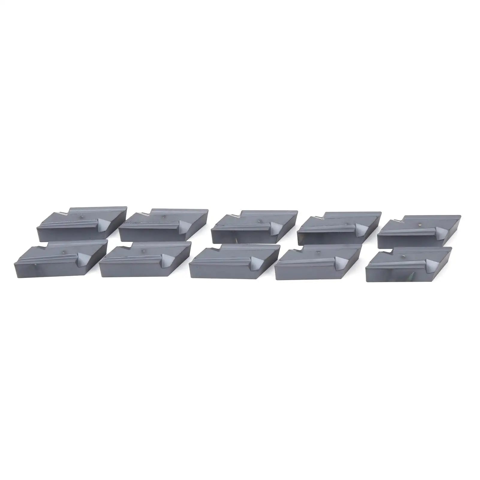 10 stuks CNC-draaigereedschapsbladen voor knux 160405 r -11 Hardware van gecementeerd hardmetaal voor LF6018-hardware