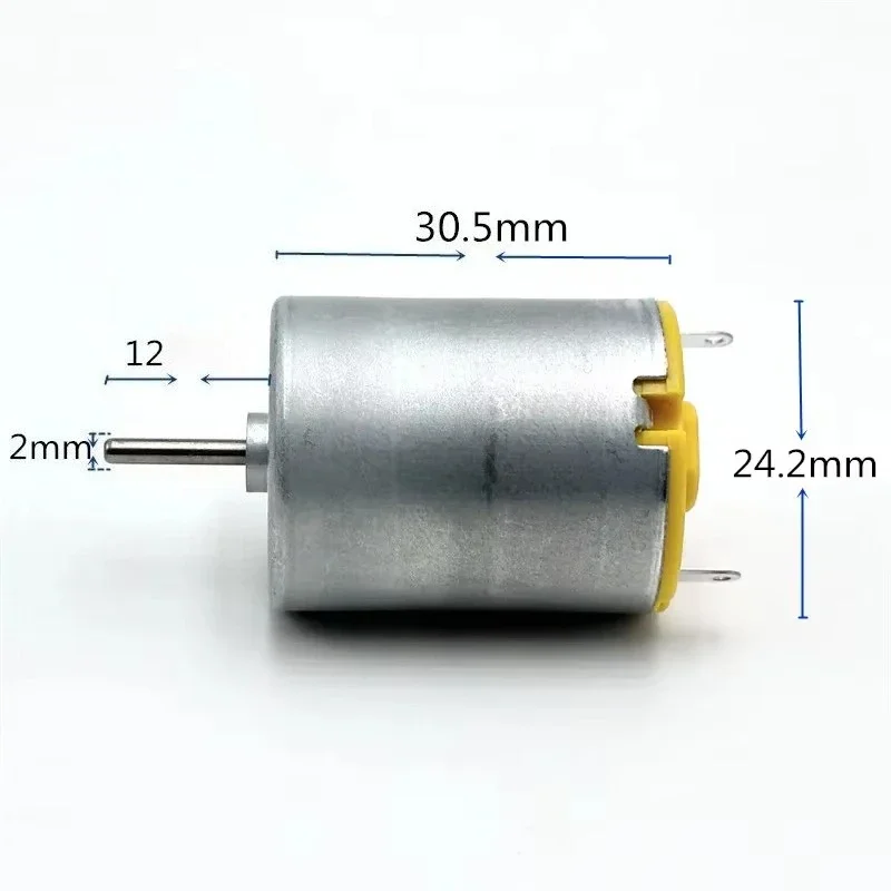

S.M.C Standard RP-280CN-2865 DC 6V 7.4V 9V 18000RPM High Speed Micro 24mm Carbon Brush Motor For Toy Car Boat Train Tank Model
