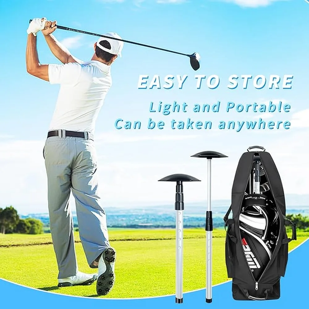 Golf Club Protector Steel Construction Durable Golf Bag Stand Club Support Rack Protects Clubs
