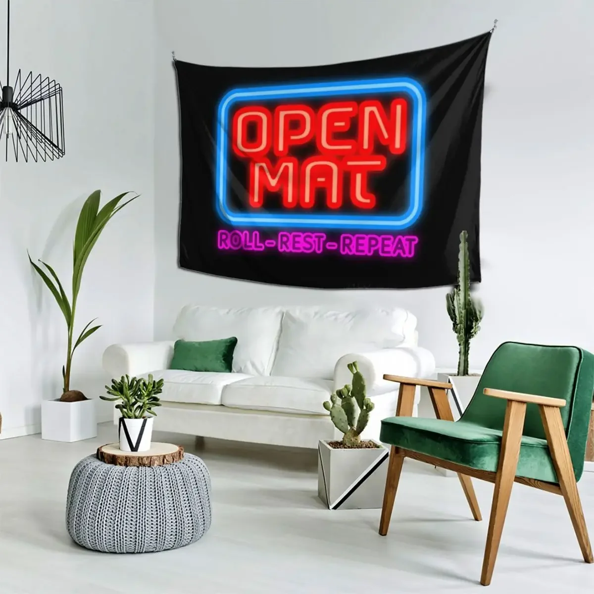 

Open Mat 2 - Jiu Jitsu rolls - roll, rest, repeat Tapestry Wall Decor Room Decorations Aesthetics Tapestry