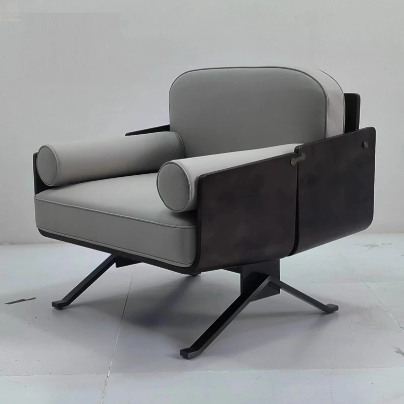 

Single simple sofa chair simple modern living room creative designer leisure chair negotiation reception furniture
