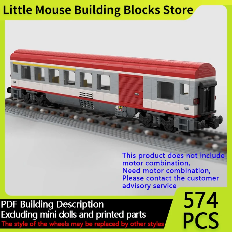

City Car Model MOC Building Bricks Austrian Bike Transport Wagon Modular Technology Gifts Holiday Assemble Children Toys Suit