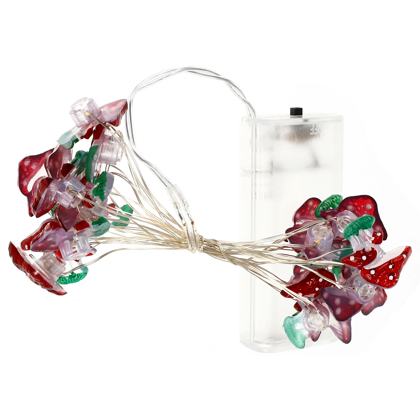 

Mushrooms Lighting Chain Outdoor Mini Lights Decorative Small for Decoration Red