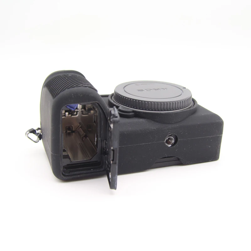 Silicon Armor Skin Case Body Cover Protector for Sony Alpha A6600 ILCE6600 ILCE-6600 Mirrorless Camera Shell Protective Soft Bag