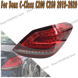 For Mercedes Benz C-Class W205 C180 C200 C260 2015-2020 LED Taillights Turn Signals Reverse Lights Brake Lights Signal Light
