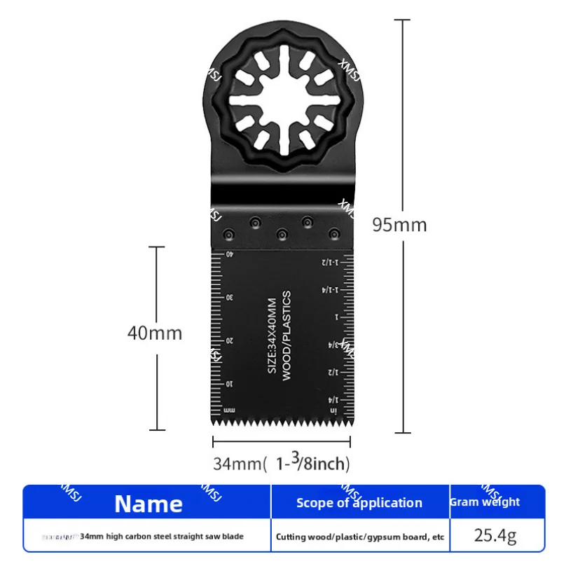 XMSJ 10 قطعة شفرة منشار متأرجحة متعددة المهام عالمية للأظافر البلاستيكية الخشبية ملحقات متعددة الاستخدامات 2025 جديد #4