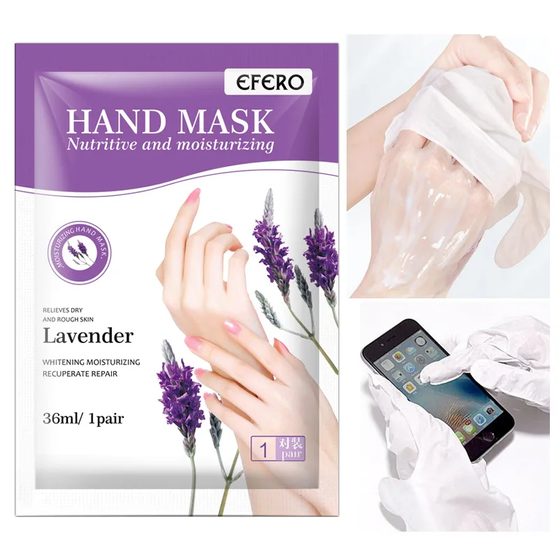 40ml Lavender Hand Mask Exfoliating Nutritive Whitening Anti-wrinkle Anti-aging Moisturizing Treatment Skin Care Smooth Repair