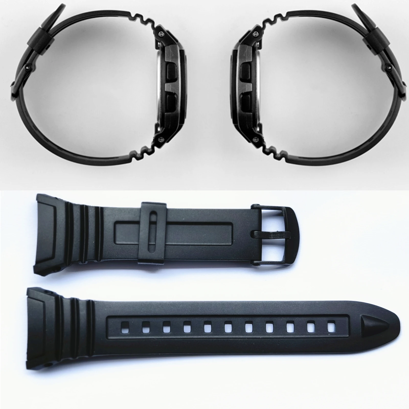 1 Set  Sports WatchBand Accessories for Skmei 1278 Plastic Wristband Adjustable Replacement Watch Strap Band