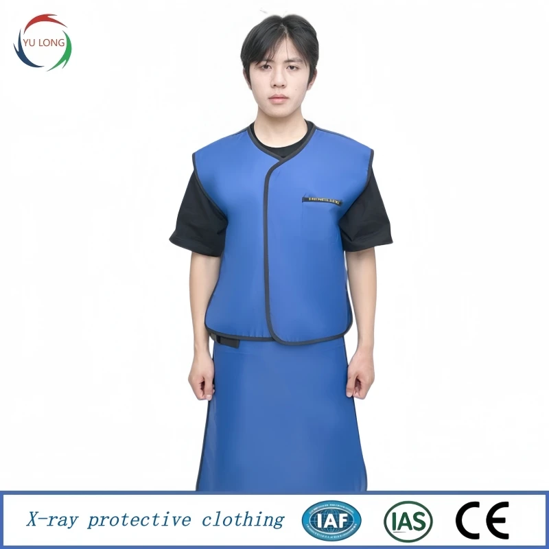 High quality 0.35/0.5mmpb Split Lead Apron Set X-Ray Gamma Ray Anti Ionizing Radiation Protective Lead Garment Shield Suit