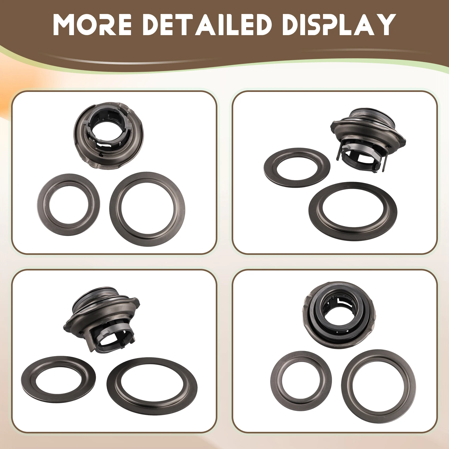 

M45K-Clutch Slave Cylinder Release Bearing For Ford Focus Fiesta C3 B-MAX Transmission Bearing 6DCT250 CA6Z7A508E BV6Z7A508A