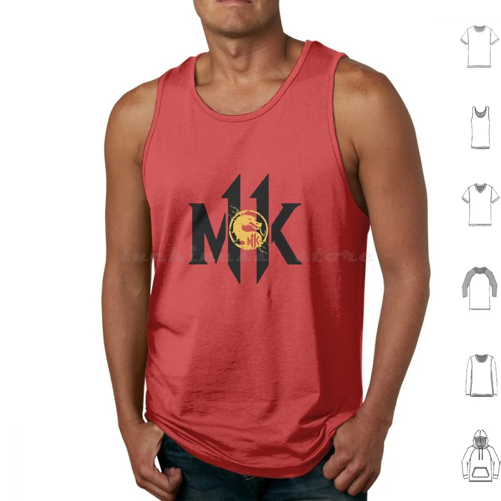 Look Your Enemy Mortal Kombat Mortalkombat Kombat 11 Mortal11 Mortalkombat11 Mk11 Fatality Tank Tops Print Cotton Mortal