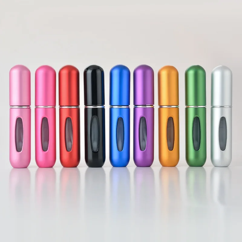 5/10/30/50pcs 5ml Portable Mini Refillable Perfume Bottle Spray Scent Pump Empty Cosmetic Container Atomizer Bottle for Travel