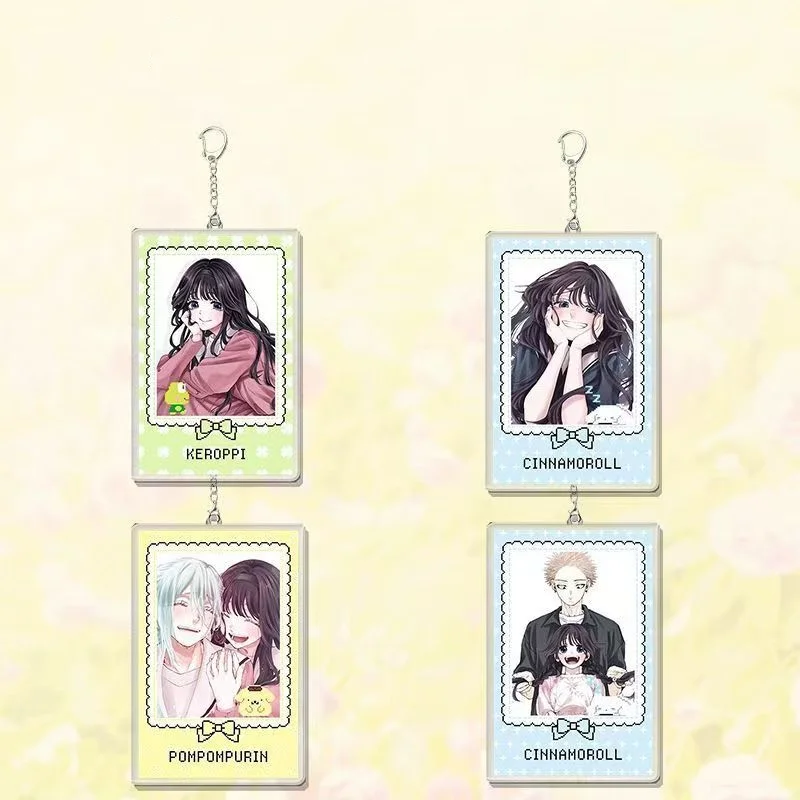 The Fragrant Flower Blooms with Dignity Rintaro Tsumugi Kaoruko Waguri Acrylic Keychain Backpack Decoration Pendant Keyring Prop