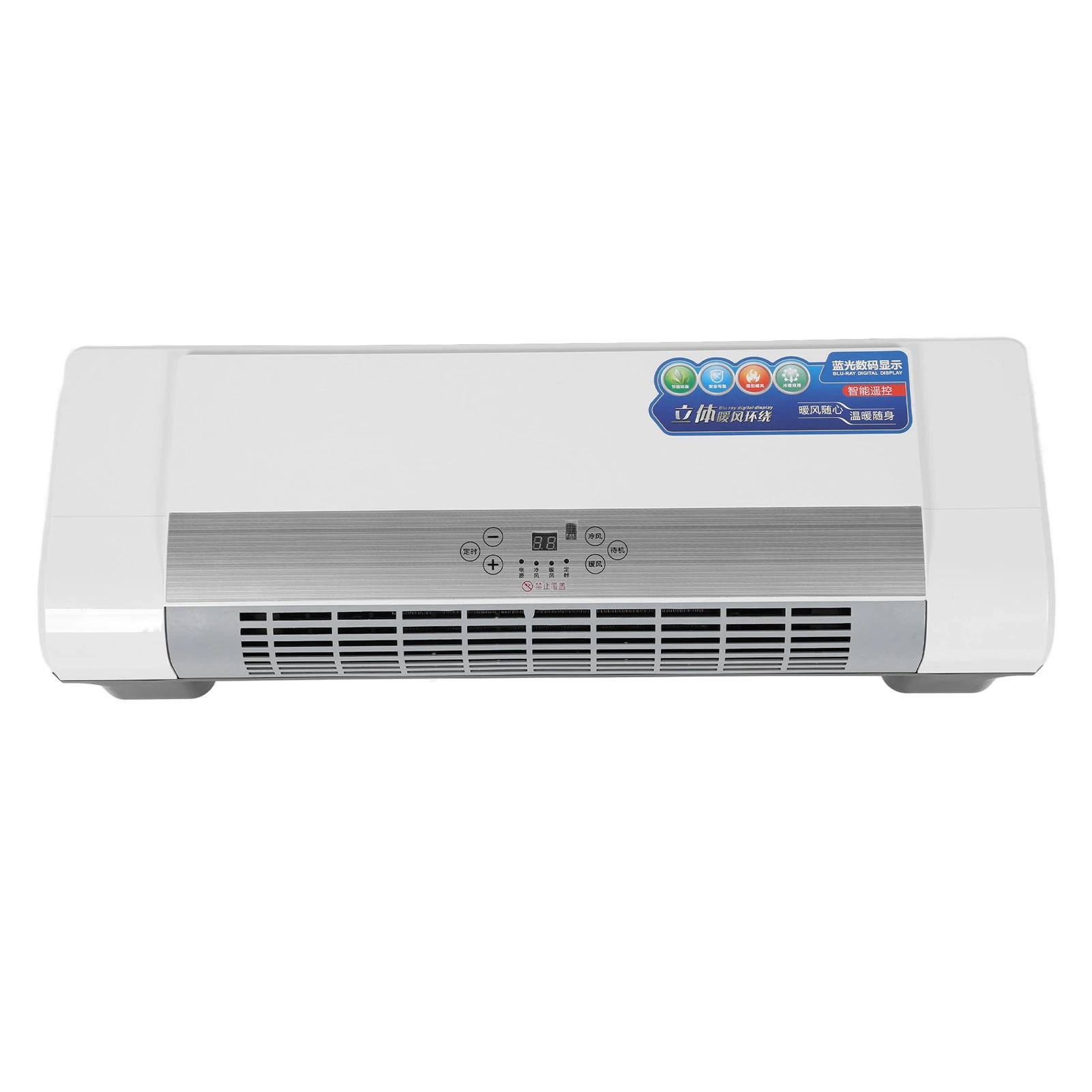 Riscaldatore per montaggio a parete riscaldatore ca doppio uso Timer per tutte le stagioni telecomando 40 metri quadrati protezione da surriscaldamento riscaldatore di raffreddamento per camera da letto