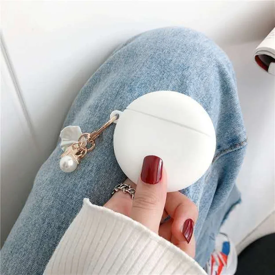 برو 6 علبة سماعات الموضة زهرة المفاتيح سيليكون واقية برو 6 حالة اكسسوارات لاسلكية صغيرة TWS غطاء سماعة