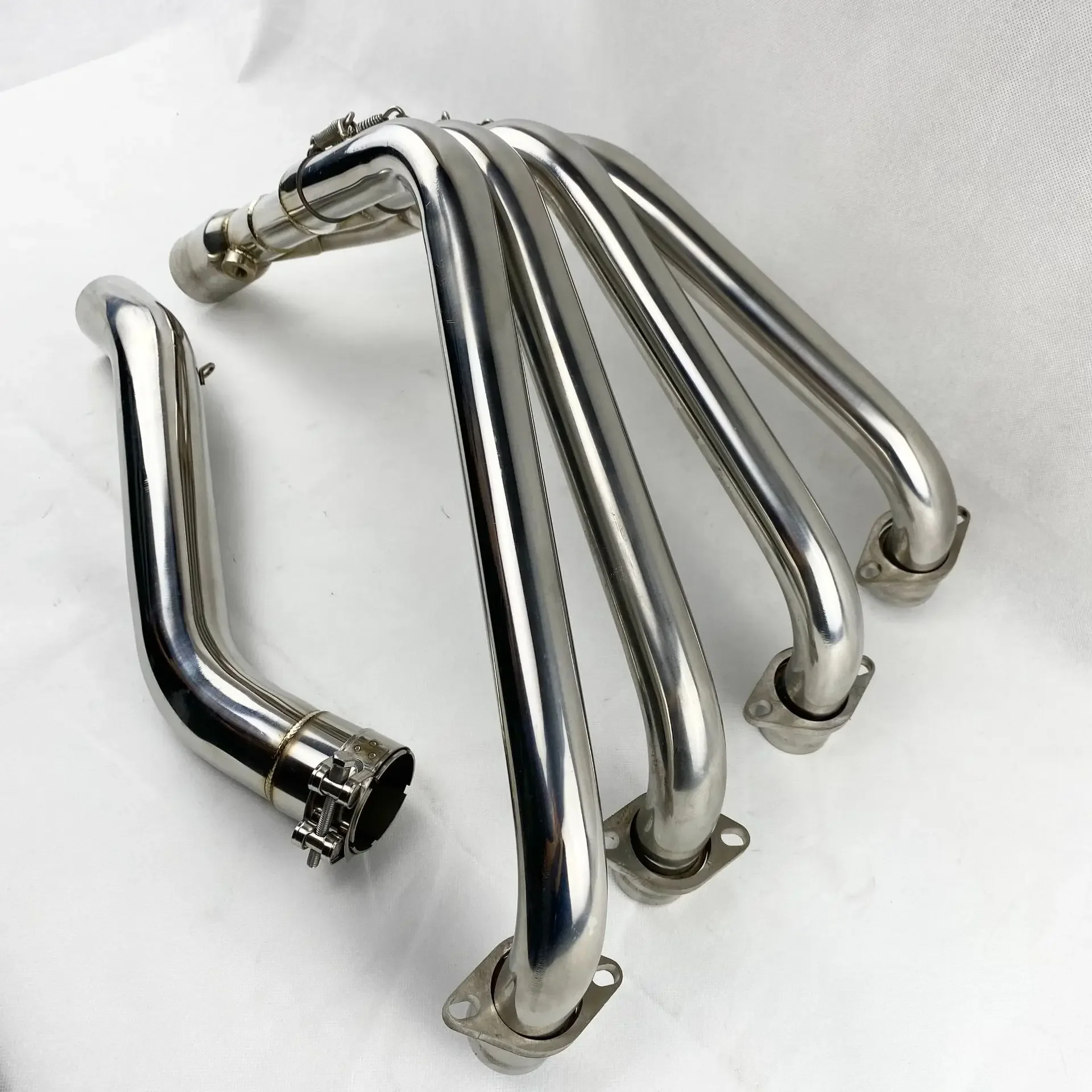 CBR650 stainless steel front middle section, exhaust pipe, front elbow, middle section, muffler exhaust pipe