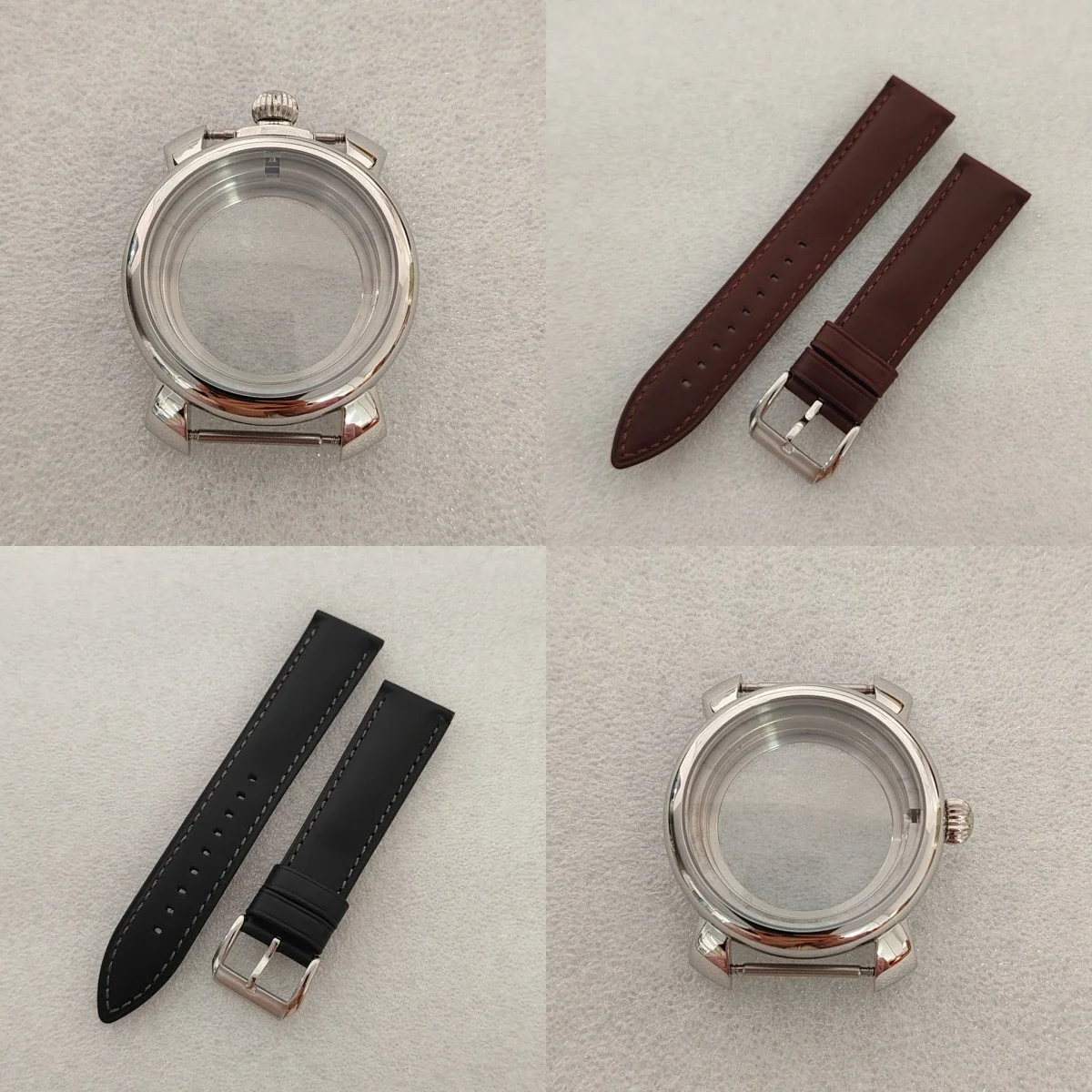 Quadrante dell'orologio in smalto con personalità artistica del fumetto arabo da 33,2 mm per movimento automatico NH35 Lancette verdi Lume Custodia Mod