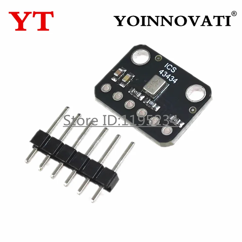 ICS-43434 I2S 3.3V MEMS Microphone Module Breakout Low cost Low Pass Filter Mini-module