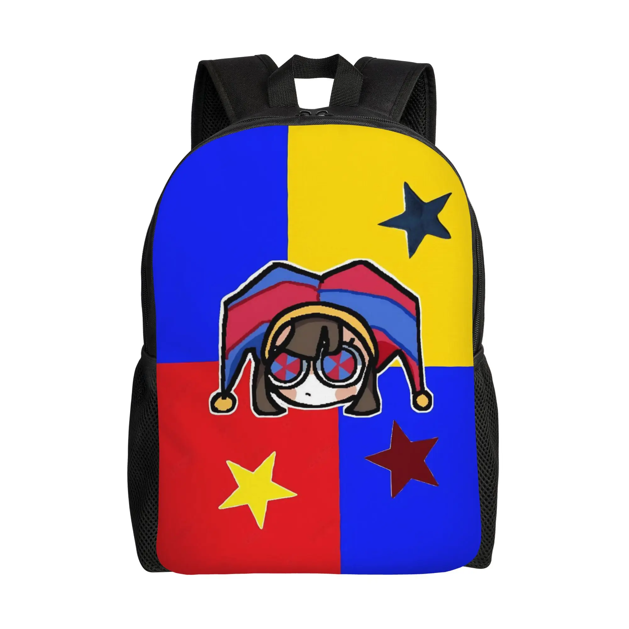 Cute Pomnis Backpack with Pocket Student Work A-Amazings D-Digitals C-Circuse Daypack for Men Women Laptop Computer Canvas Bags
