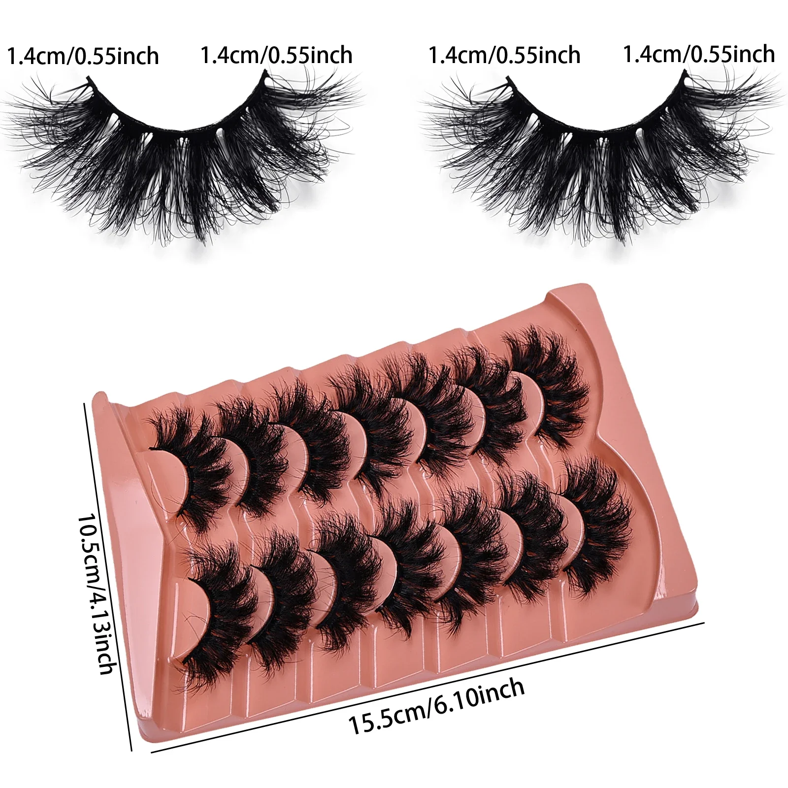 21 ペア/35 ペア 3D ふわふわつけまつげドラマチックなつけまつげ乱雑なつけまつげふわふわ厚いまつげ