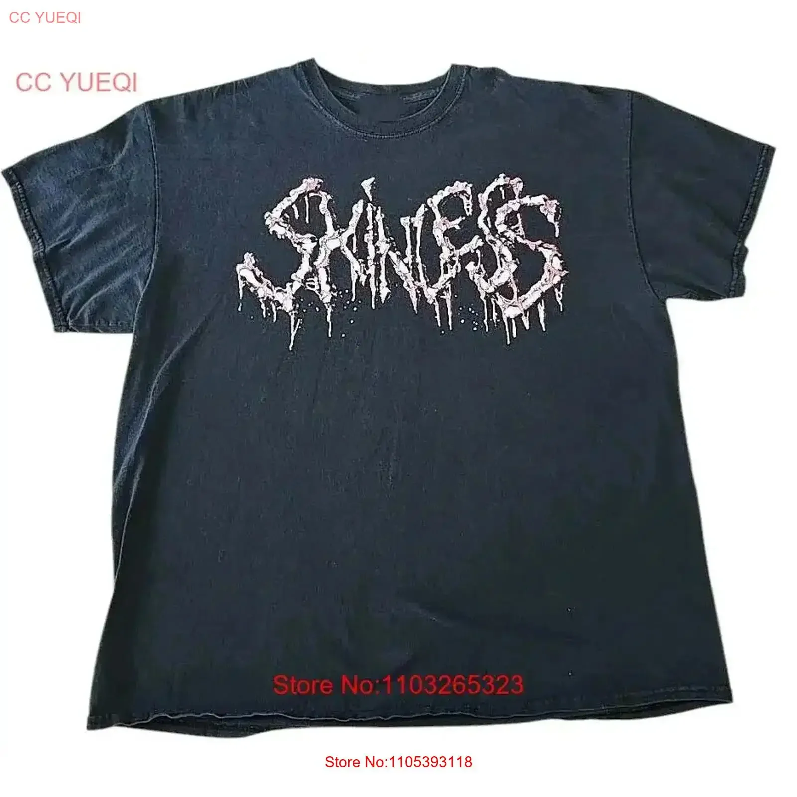 Logo Skinless Band For Fan S to 5XL T shirt SU684 vintage Washed Soft homme streetwear Versatile Slightly Stretched vintage
