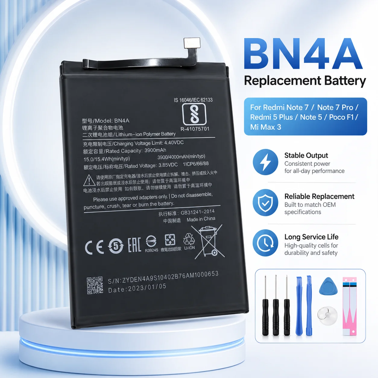 Battery pocophone f1 5000mah-AliExpress
