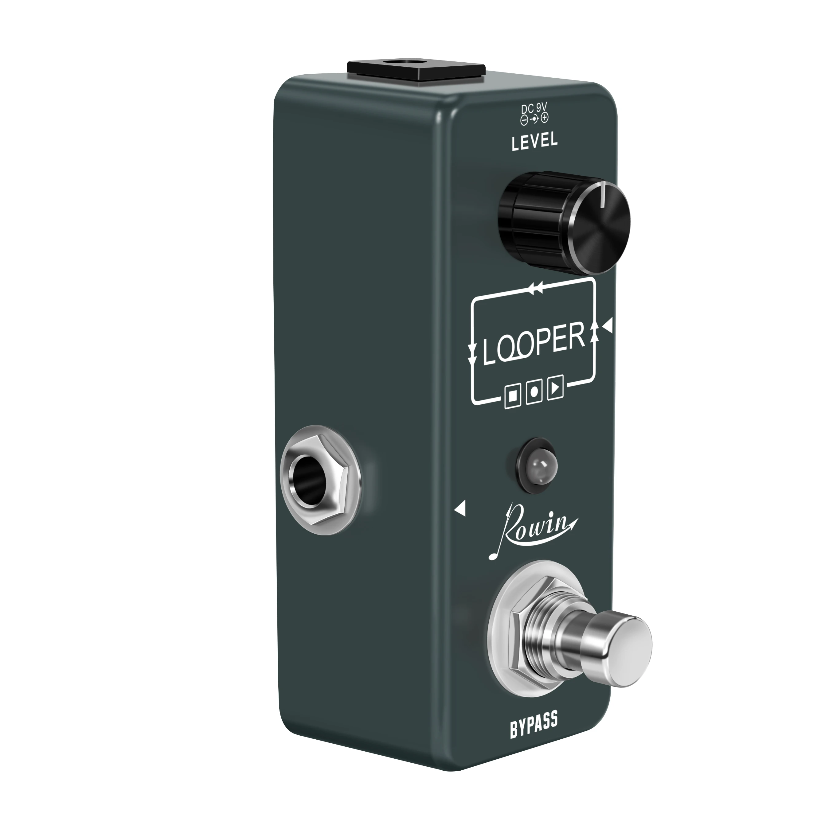 Rowin Guitar Looper Pedal Digital Looper Effect Pedals For Electric Guitar Bass 10 Min Recording Time Unlimited Overdubs